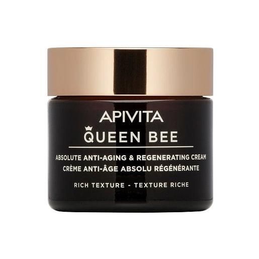 Apivita queen bee crema anti-età assoluta & rigenerante texture ricca 50 ml