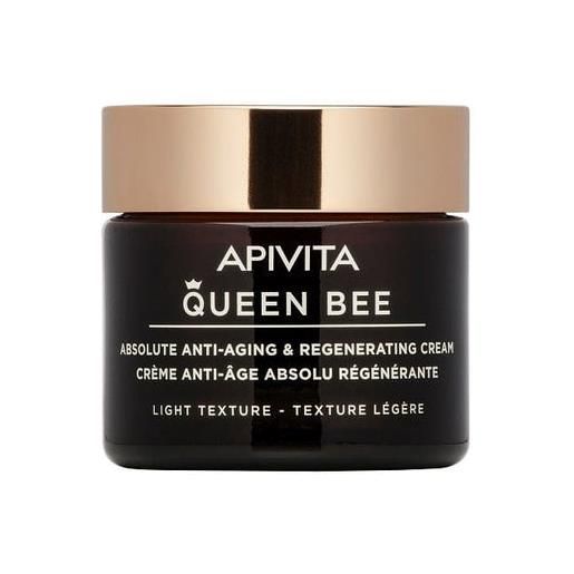 Apivita queen bee crema anti-età assoluta & rigenerante texture leggera 50 ml