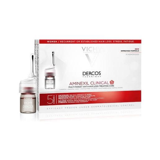 Vichy dercos aminexil trattamento anticaduta donna 21 fiale x 6 ml