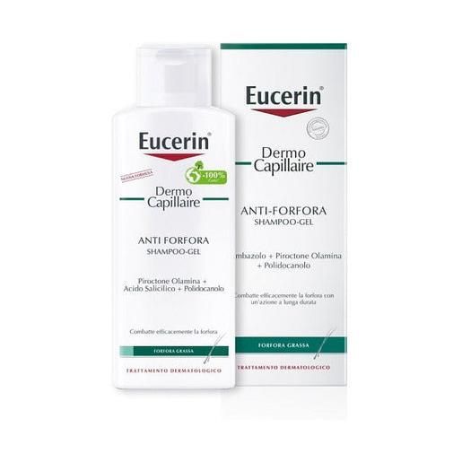 Eucerin dermocapillaire shampoo gel anti-forfora grassa 250 ml