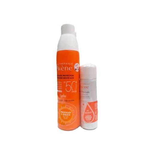 Avene sol kit spray spf 50+ 200 ml + spray acqua termale 50 ml
