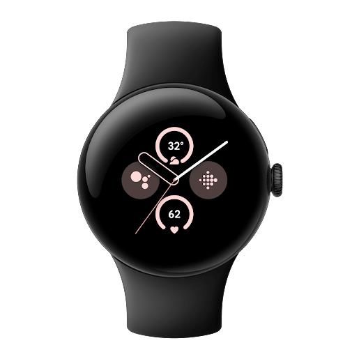 Google smartwatch Google pixel watch 2 amoled 41 mm digitale touch screen nero wi-fi gps (satellitare) [ga05029-de]