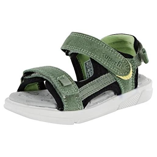 Superfit pixie, sandali, verde chiaro nero 7500, 35 eu