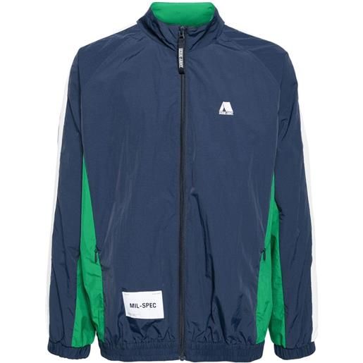 izzue giacca sportiva con design color-block - blu