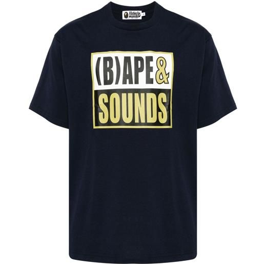 A BATHING APE® t-shirt bape sounds - blu