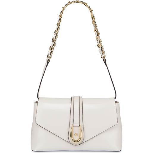 POLLINI borsa a spalla drop - bianco