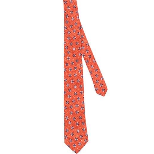 Rosi Collection cravatte cravatte uomo arancione