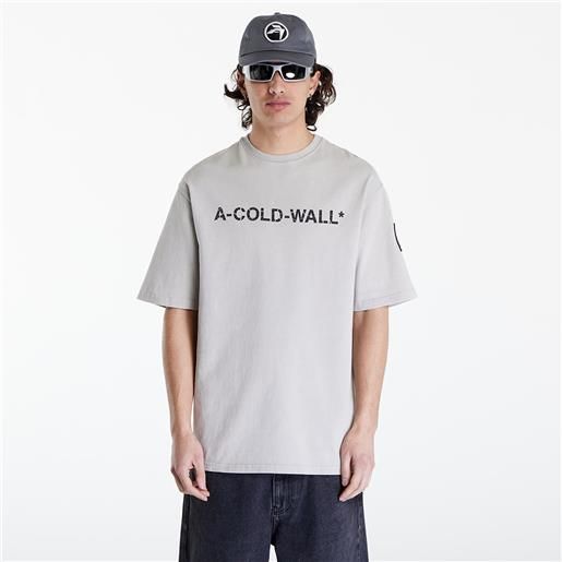 A-COLD-WALL* overdye logo t-shirt cement