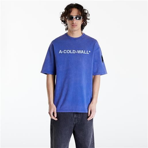 A-COLD-WALL* overdye logo t-shirt volt blue