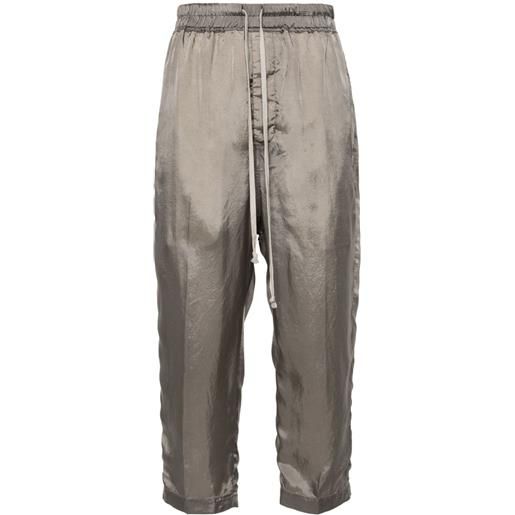 Rick Owens pantaloni astaires crop - grigio