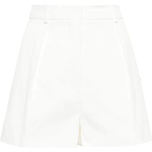 Sportmax shorts unico a vita alta - bianco