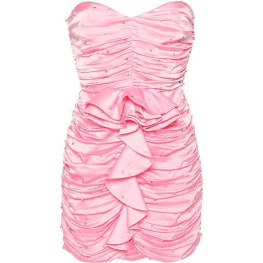 The New Arrivals Ilkyaz Ozel abito corto con decorazione - rosa