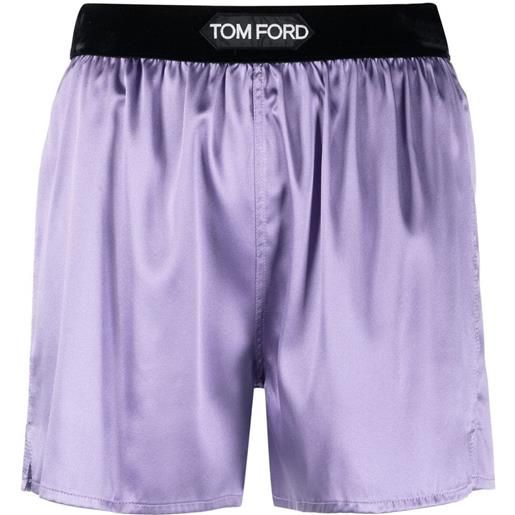 TOM FORD shorts con logo - viola