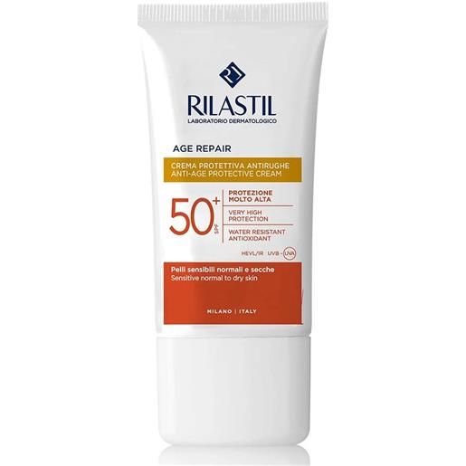 Rilastil Sole rilastil age repair crema protettiva antirughe spf50+, 50ml