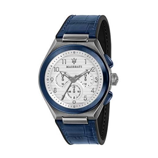 Maserati orologio da uomo, collezione triconic, al quarzo, cronografo - r8871639001