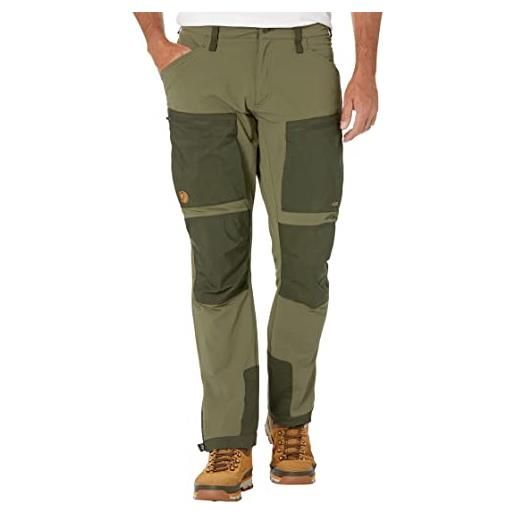 Fjallraven 86411-625-662 keb agile trousers m pantaloni sportivi uomo laurel green-deep forest taglia 48/l