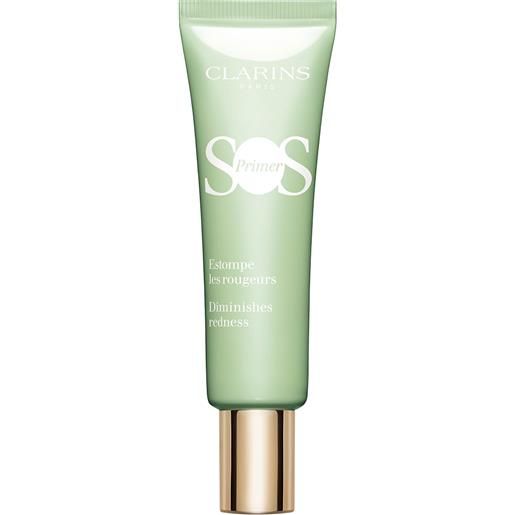 Clarins sos primer verde - contrasta i rossori 30ml base trucco green