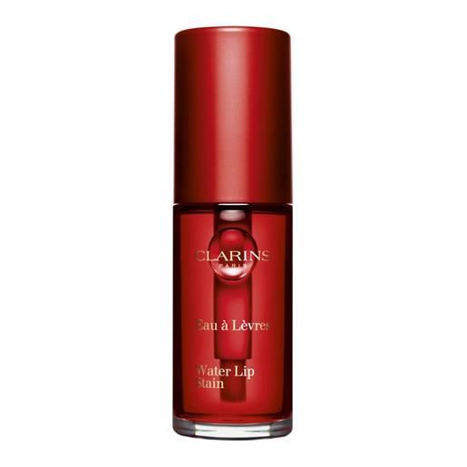 Clarins water lip stain gloss, rossetto mat 03 rouge water