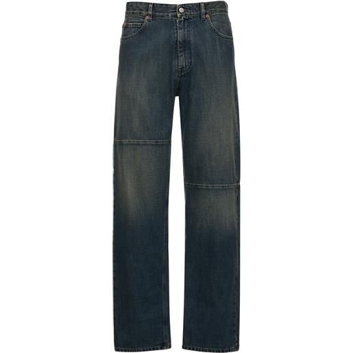 MM6 MAISON MARGIELA jeans dritti in denim di cotone