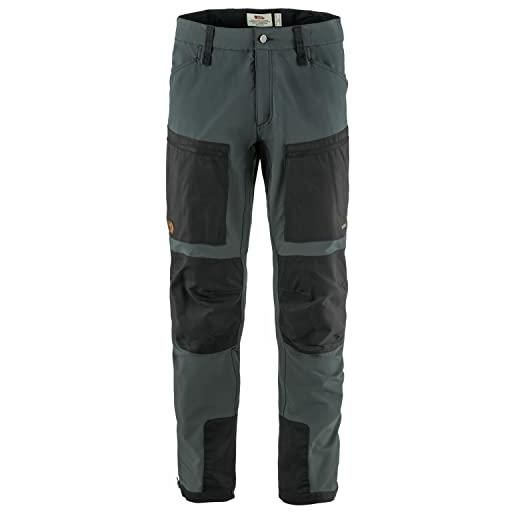 Fjallraven 86411-050-048 keb agile trousers m pantaloni sportivi uomo basalt-iron grey taglia 50/l