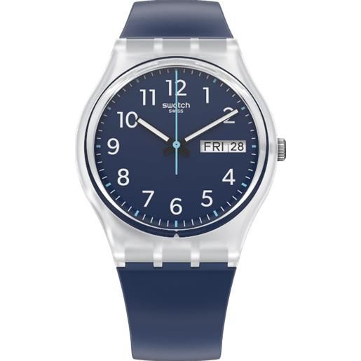 Swatch orologio Swatch rinse repeat navy