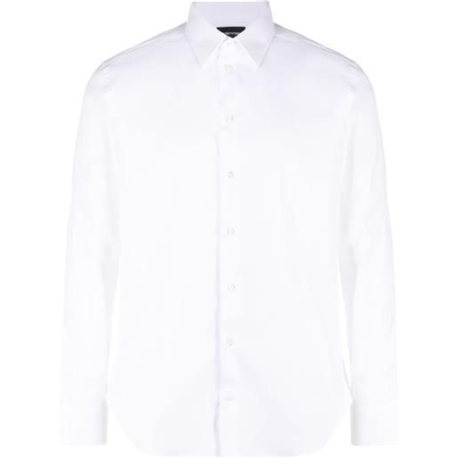 Emporio Armani camicia con colletto classico - bianco