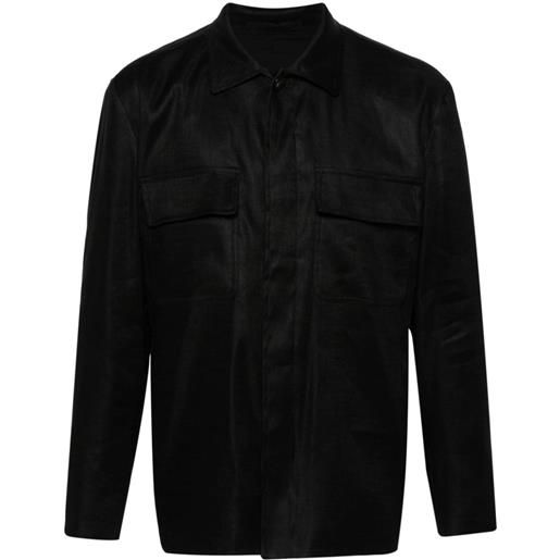 Lardini giacca-camicia - nero