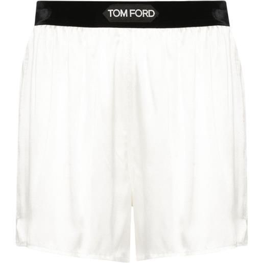TOM FORD shorts con vita elasticizzata - toni neutri