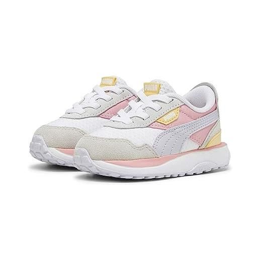 PUMA cruise rider peony ac inf, scarpe da ginnastica donna, peach smoothie white spring lavender, 42.5 eu