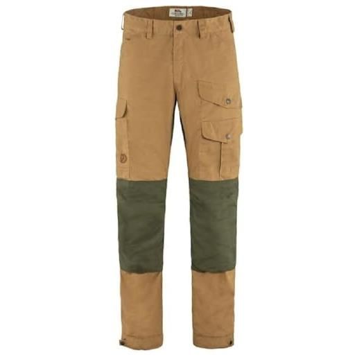 Fjallraven 87177-232-625 vidda pro trousers m pantaloni sportivi uomo buckwheat brown-laurel green taglia 48/l