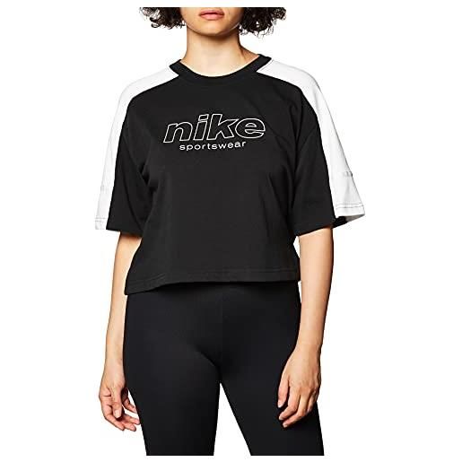 Nike sportwear top ss archive rmx t-shirt black/white/white xs