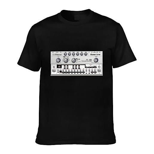 GELA best roland bass line tb 303 trance club music t-shirt trend fashion tee shirt black 3xl