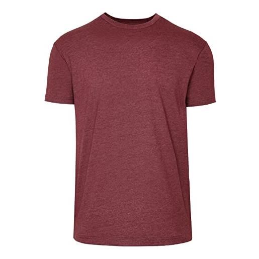True Classic t-shirt premium da uomo - maglietta classica a equipaggio da uomo, taglie da s a xxxl, heather burgundy, xl