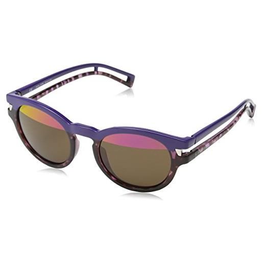 Police neymar jr 2 sunglasses, shiny violet/havana, 49mm unisex