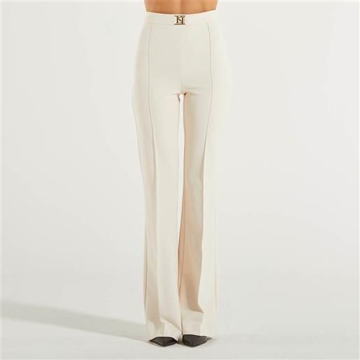 Elisabetta franchi pantalone palazzo in crêpe