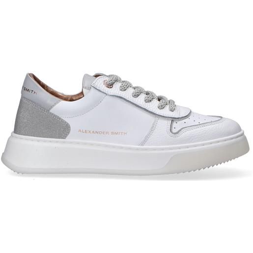 Alexander smith sneaker harrow bianco argento