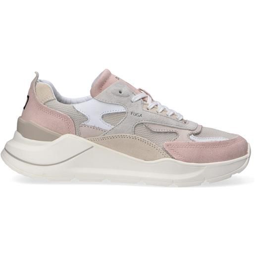 D.A.T.E. sneaker fuga canvas pink