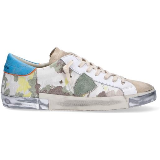 Philippe model sneakers camuflage beige bianco