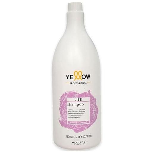 Yellow Professional alfaparf yellow shampoo lisciante anticrespo con keraveg 1500 ml