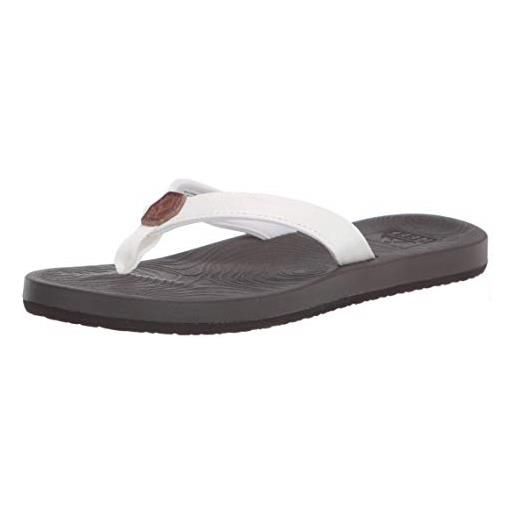 Reef women's zen love sandals, white, 11 m