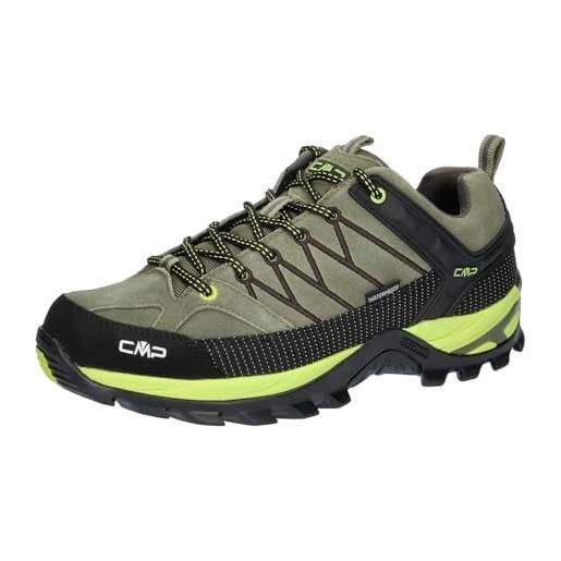 CMP rigel low trekking shoes wp, scarpe da trekking uomo, torba-antracite, 39 eu