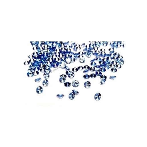 Generic zirconi cubici di qualità aaa, forma rotonda, tanzanite, colore blu, pietre sfuse (da 1 mm a 3 mm), 2 mm 500 pcs, pietra preziosa, zirconia cubica