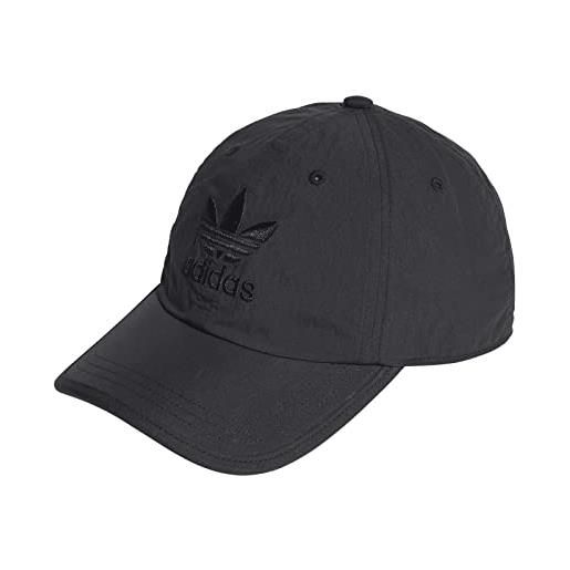 adidas originals cap with a visor, black, osfm men's