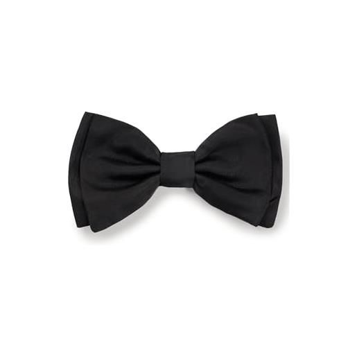 BOSS papillion uomo h-bow tie in seta jacquard colore nero 50480280
