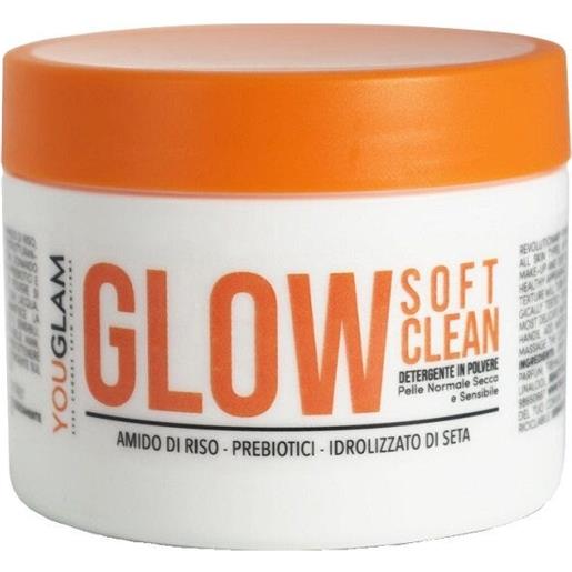 Youglam glow soft clean detergente struccante in polvere 35g