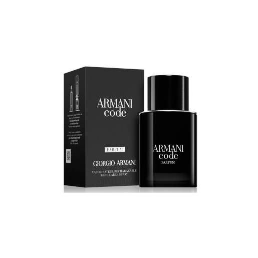 Armani code pour homme parfum 50 ml, parfum ricaricabile spray