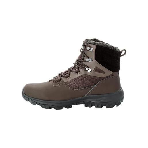 Jack Wolfskin everquest texapore high m, stivali da escursionismo uomo, light brown black, 40.5 eu