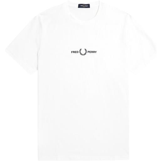 FRED PERRY t-shirt logo embroidered