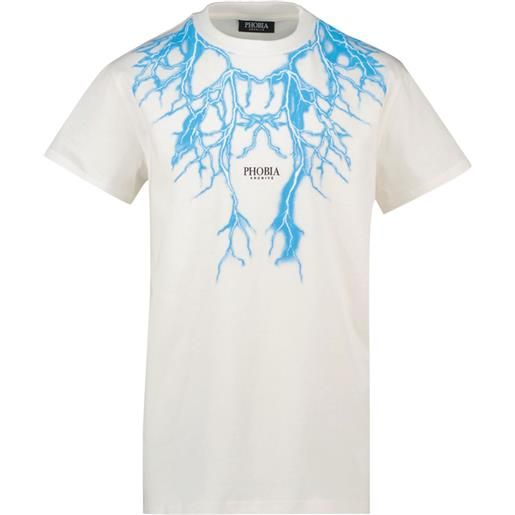 PHOBIA t-shirt lightning blue bambino