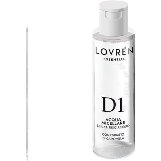 Lovren essential d1 acqua micellare senza risciacquo 100ml